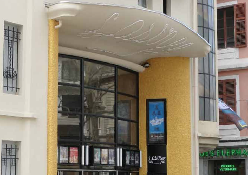 Peintures murales du cinéma l’Astrée, Chambéry, Auvergne Rhône Alpes, Savoie (73)