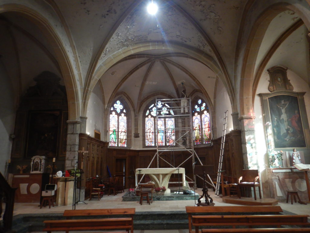Église St Julien Molin Molette Choeur