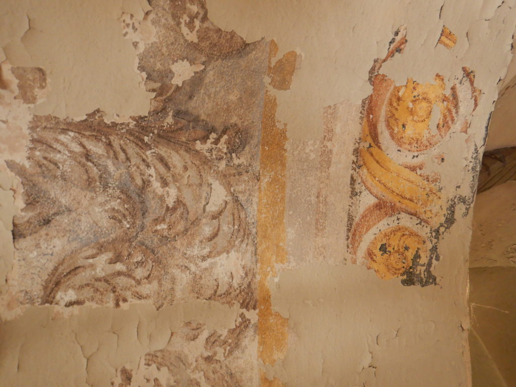 Peinture murale église Loire