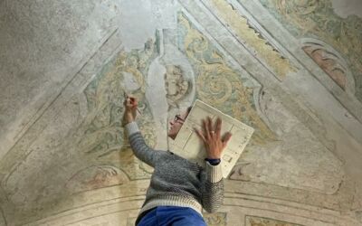 Restauration des peintures murales du XVIIe des frères Borboni, Villefranche-sur-Saône, Rhône (69)