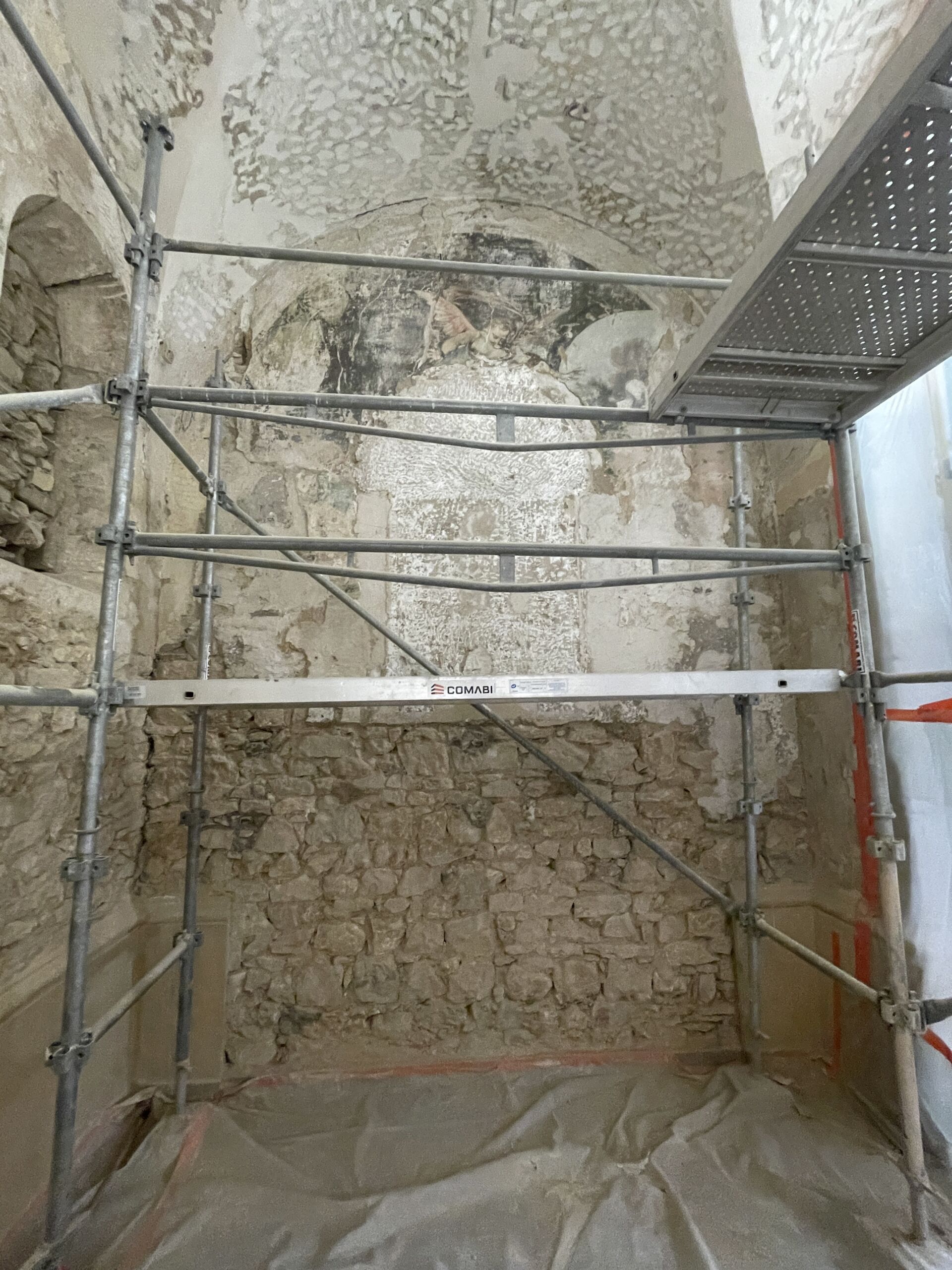Mur nord Visitandines dégagement
