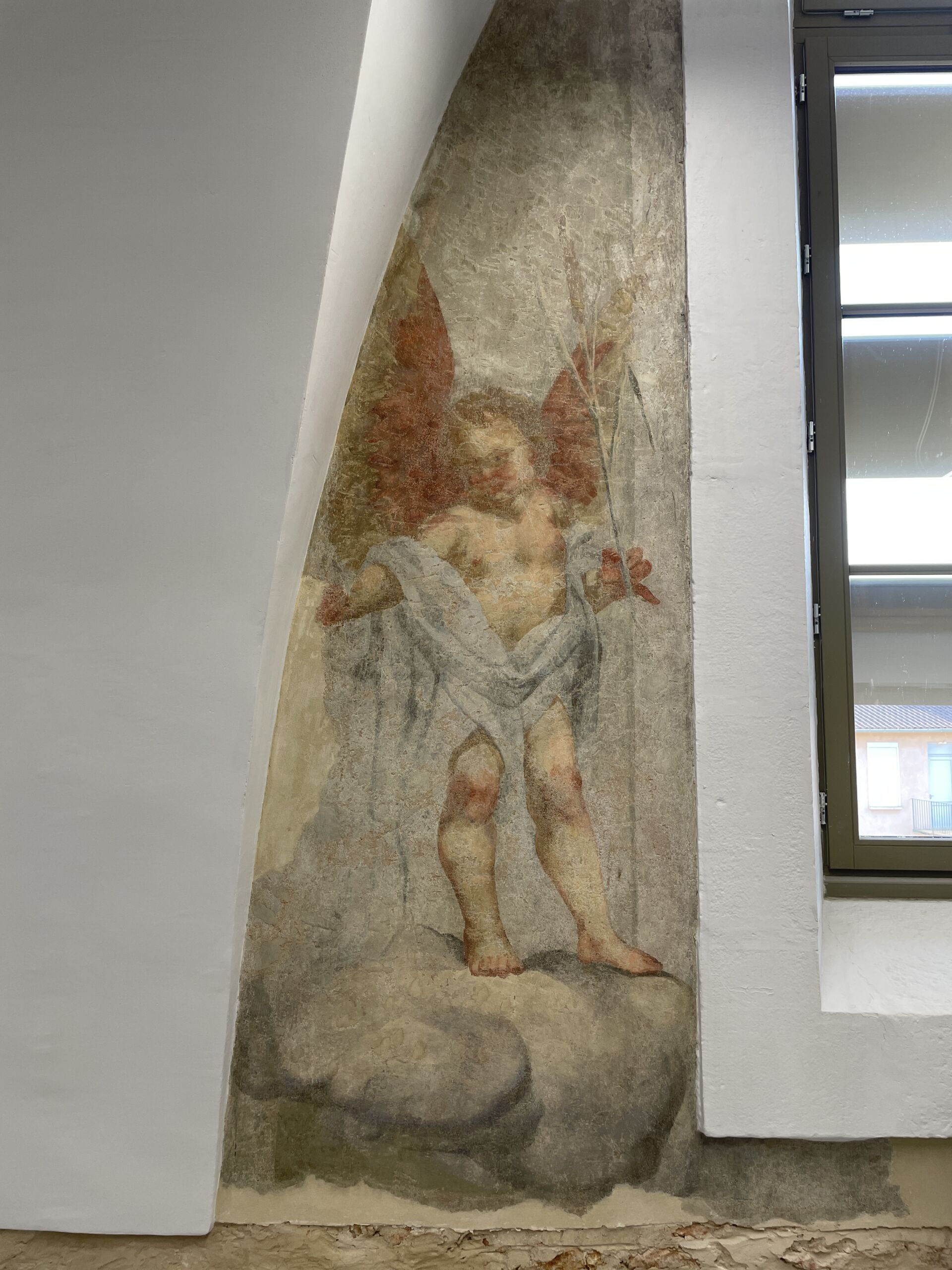 Ange et roseau.