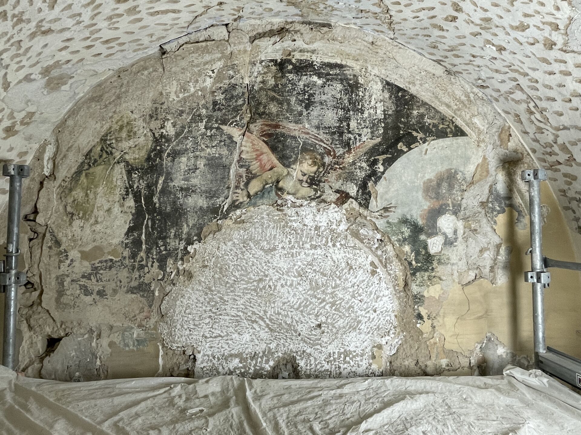 Nettoyage peintures murales